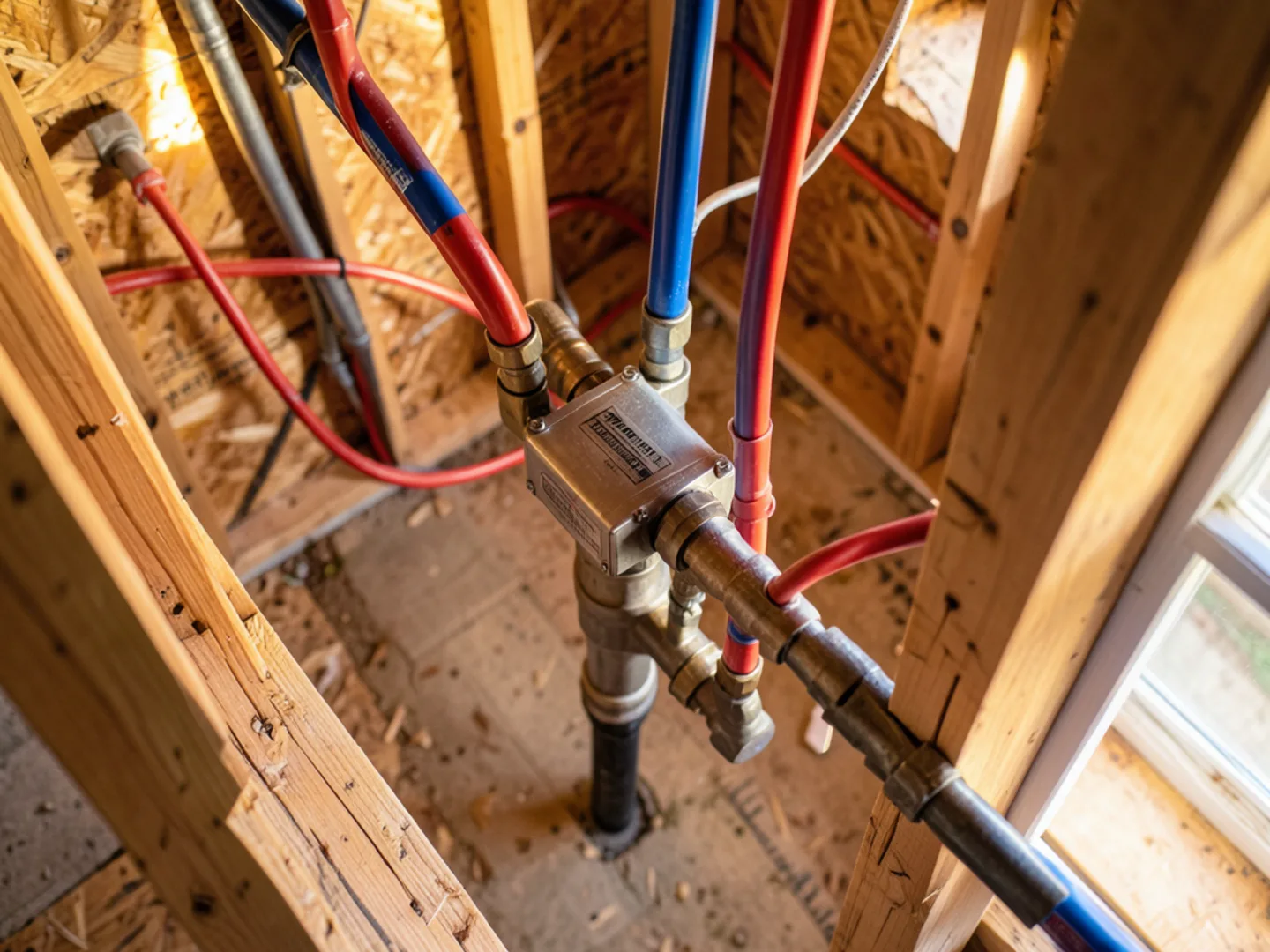 PEX plumbing manifold