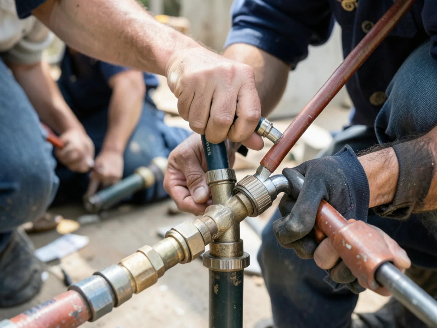 Gas Line Repair gas line repair step 03