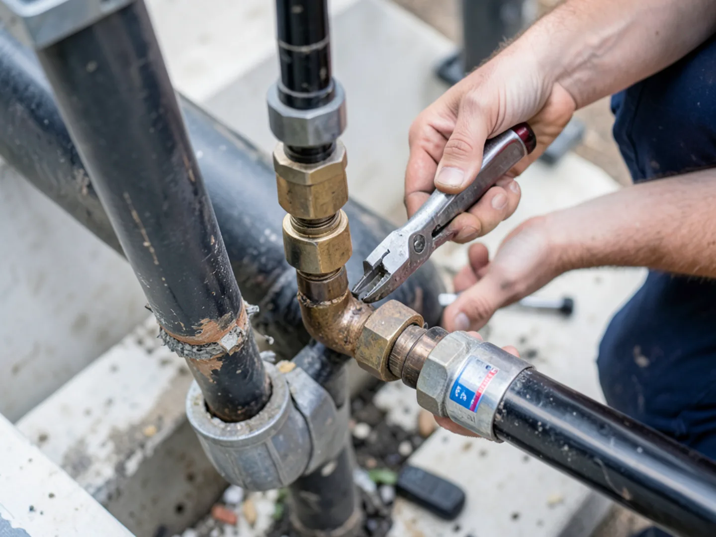 Sewer Line Repair sewer line repair step 01