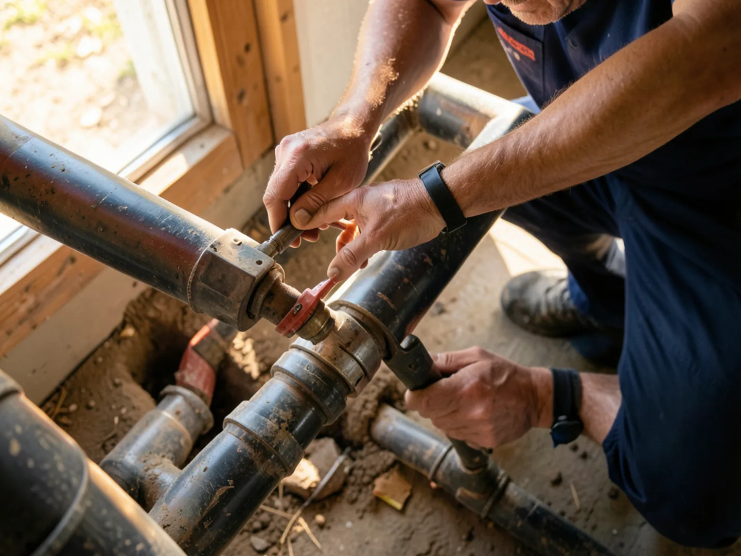 Sewer Line Repair sewer line repair step 04