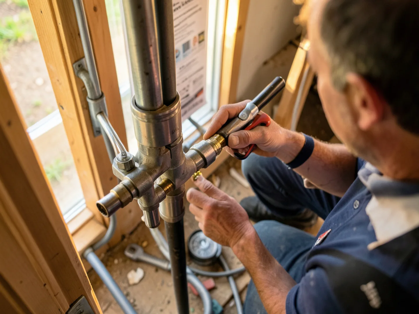 Tankless Water Heater Installation tankless water heater installation step 04