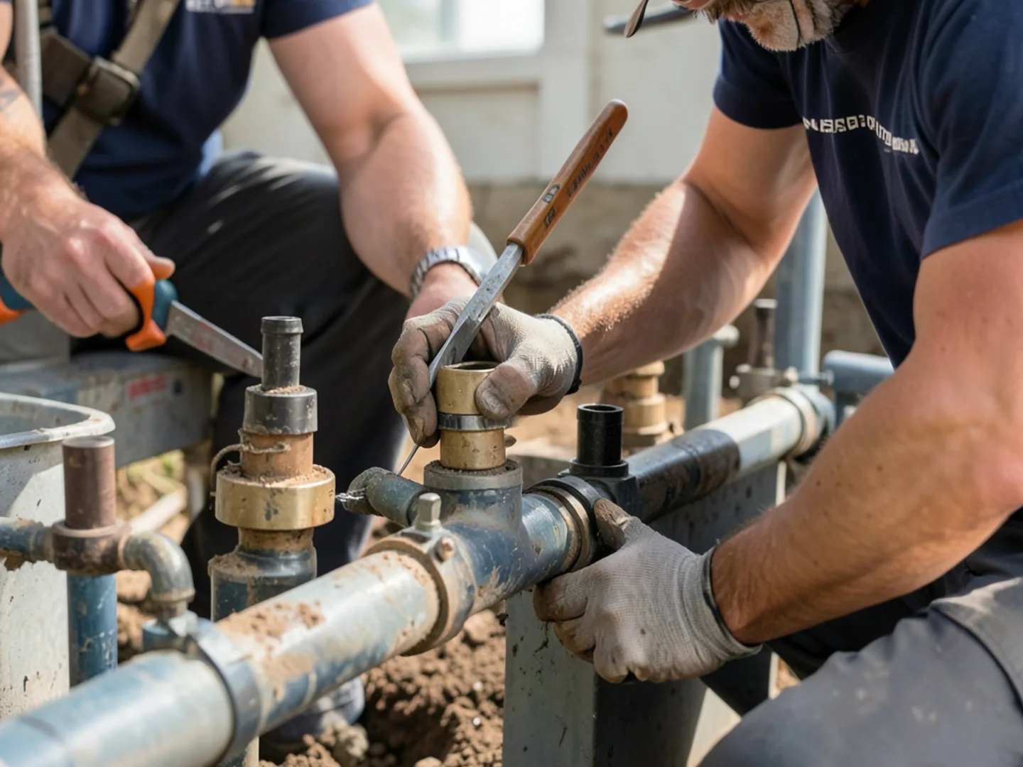 Water Line Repair water line repair step 02